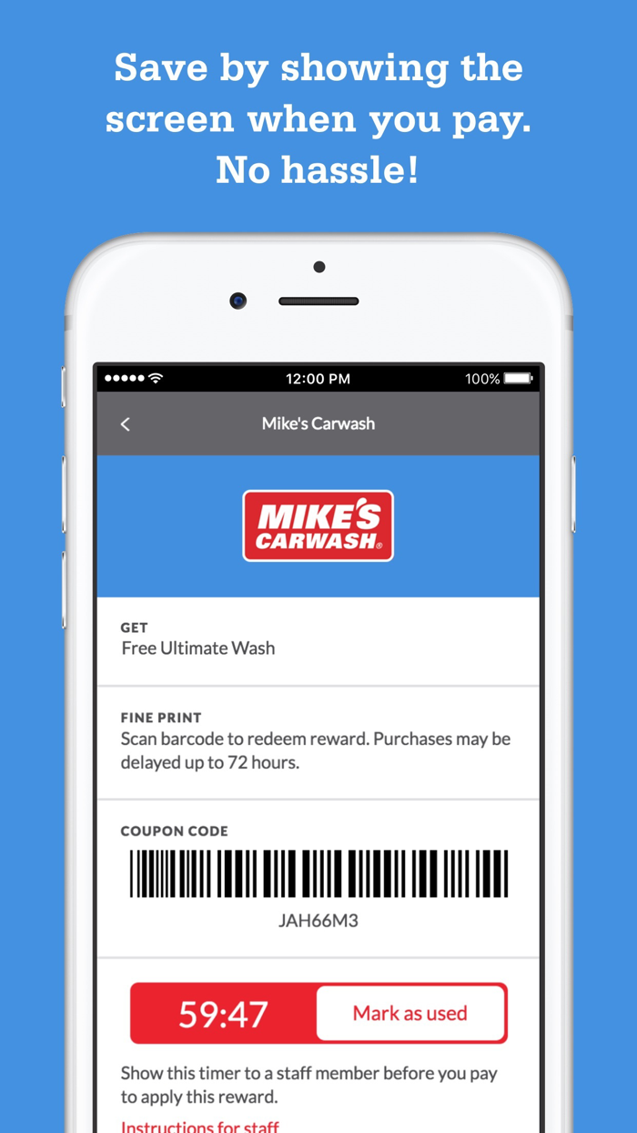 Mikes Carwash Rewards