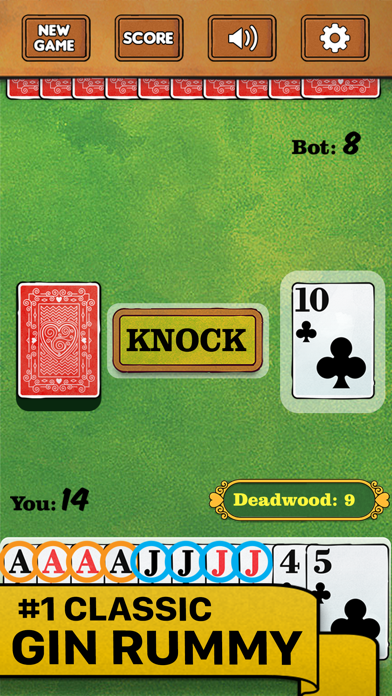 Gin Rummy Card Game Classic screenshot 3