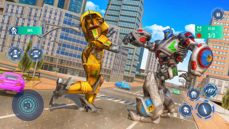 Tiger Bike Robot Attack screenshot-3