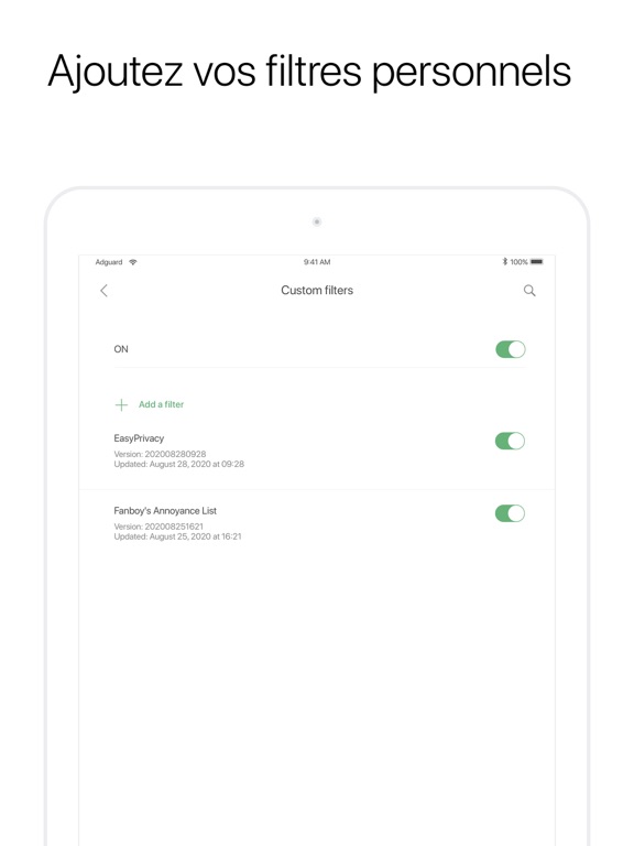 AdGuard Pro — adblock avancé AdGuard Pro — adblock avancé
