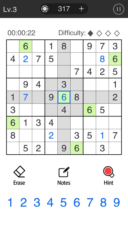 Sudoku-Ofter Play