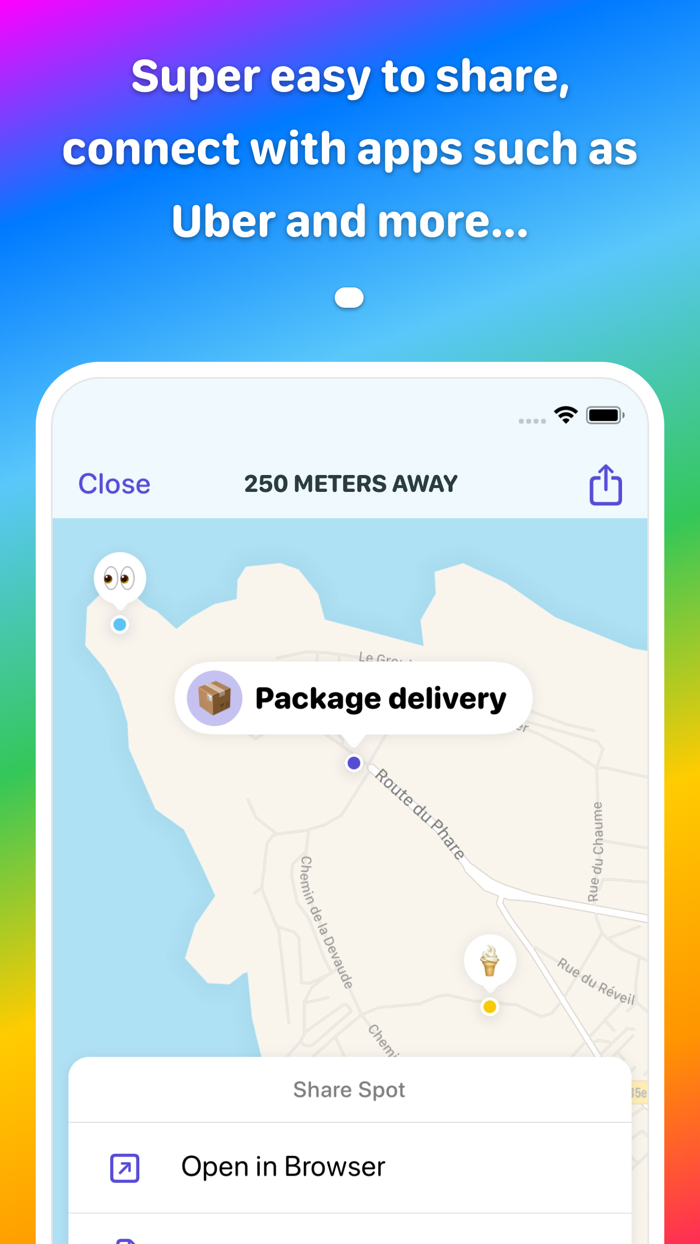 Spotty Mark your map