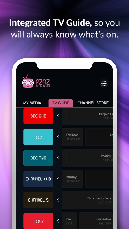 Pzaz - The TV Super App