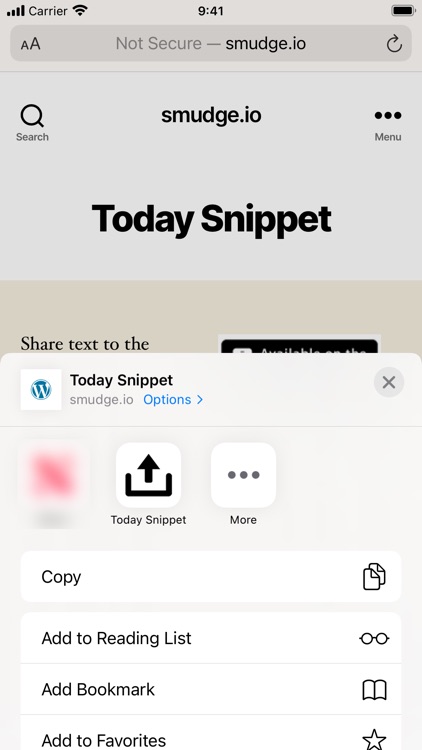 Today Snippet