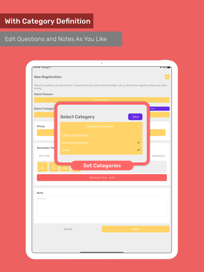 Question ReminderLesson Coach