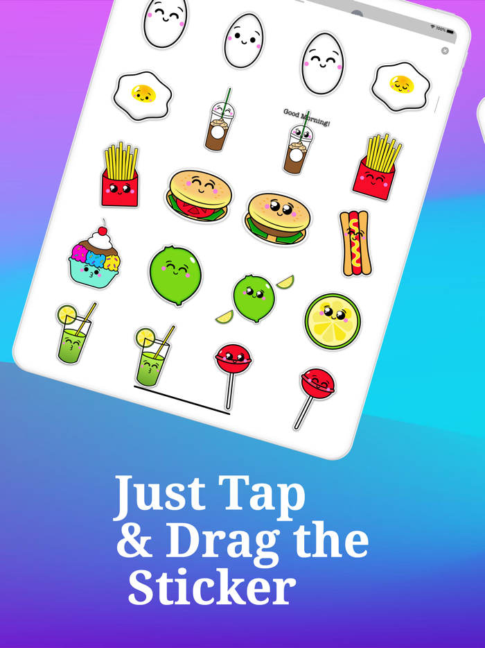 Lovely Food Stickers