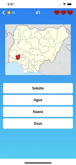 Game screenshot Nigeria: States Map Quiz Game apk