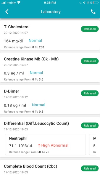 【图】Arrawdha Patient App(截图3) 【图】Arrawdha Patient App(截图3)