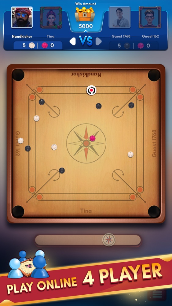 Carrom betting app games