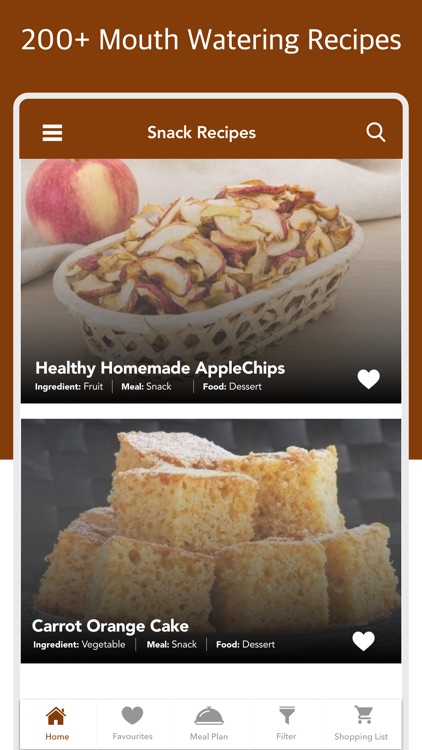 Snack & Dessert Recipes