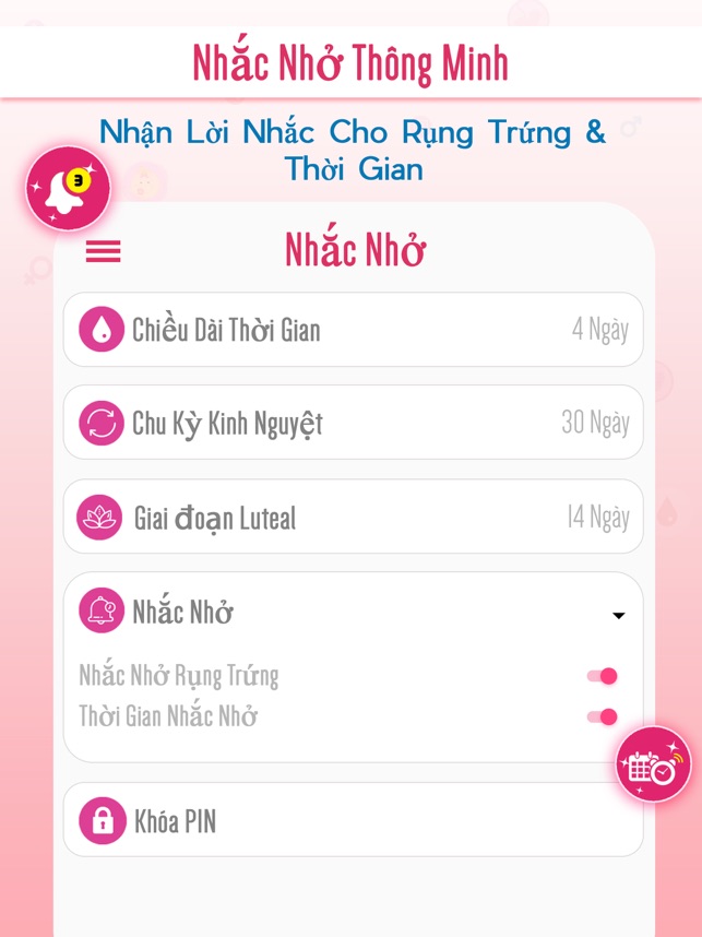 Rụng Trứng và Lịch Kinh Nguyệt