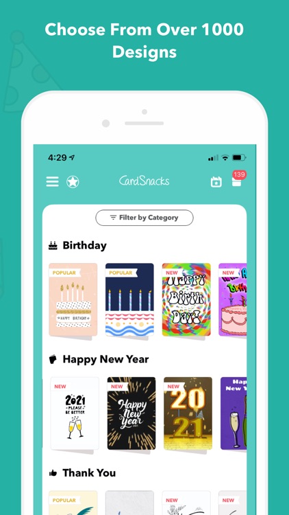 CardSnacks: ecards, greetings screenshot-3