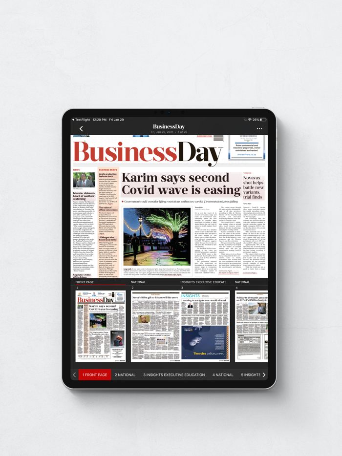 Business Day E-Edition