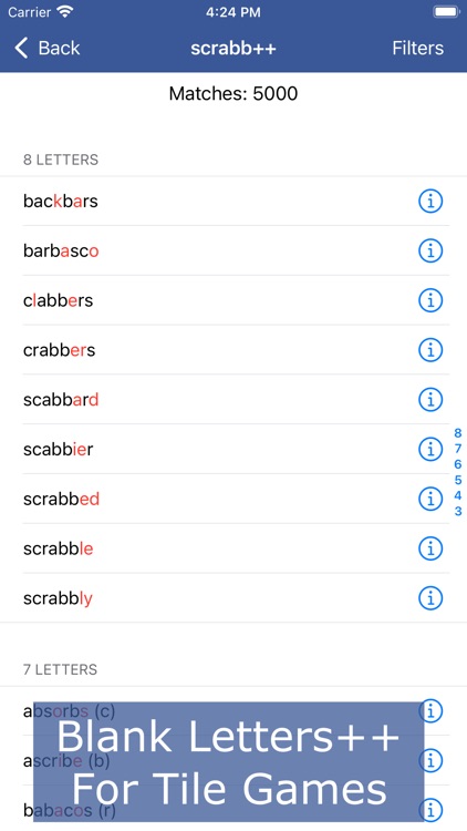 Anagram Solver - Crosswords screenshot-5