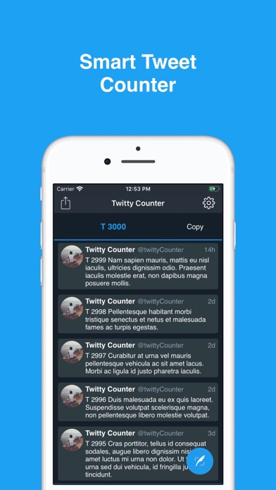 Screenshot #2 pour Twitty Counter