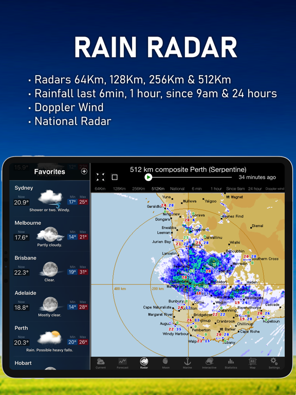 AUS Weather for iPad HDのおすすめ画像3