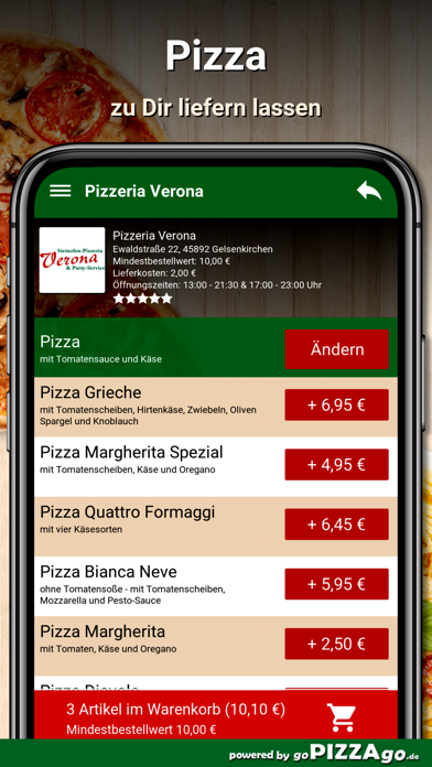 Pizzeria Verona Gelsenkirchen screenshot 3