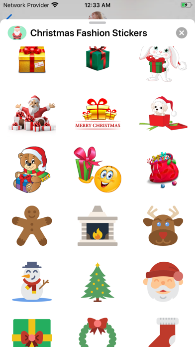 Christmas Fashion Stickers screenshot 2