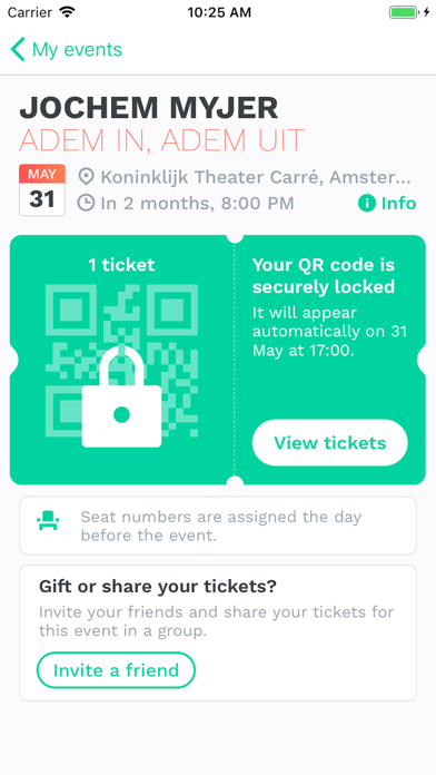 GUTS Tickets screenshot 2