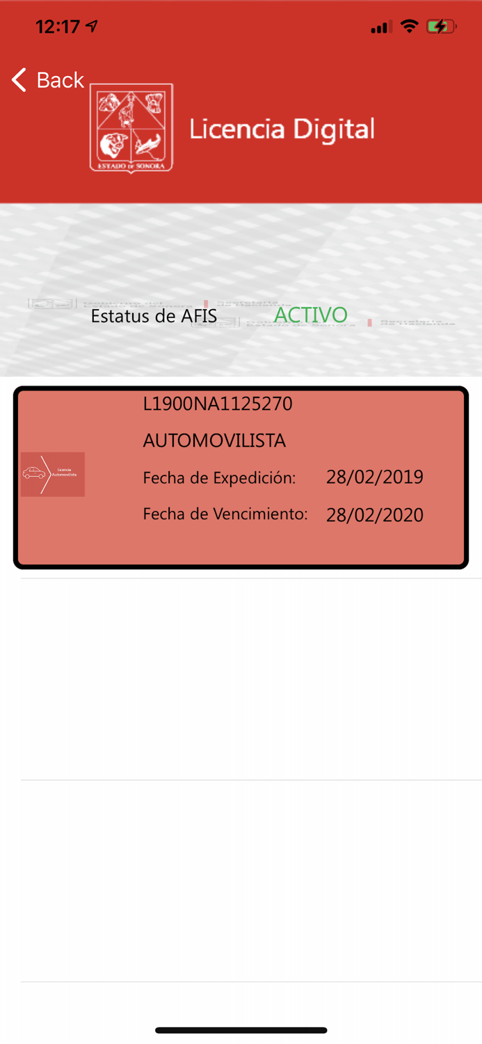 Licencia Digital Sonora