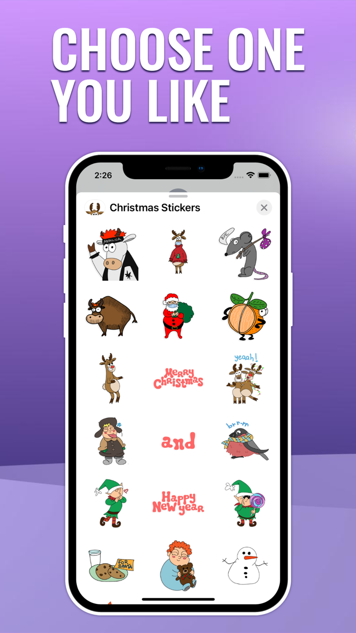 Holiday Christmas Sticker Pack
