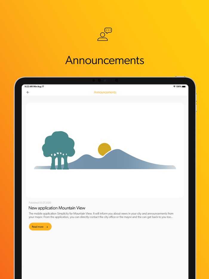 Mountain View Simplicity