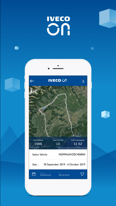 Screenshot of IVECO ON2