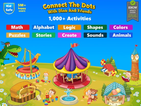Dinosaur Dots Connect for kids screenshot 4