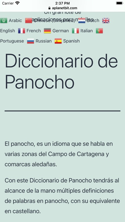 Diccionario Panocho screenshot-9