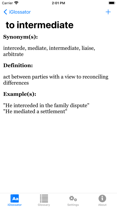Dictionary - iGlossator Screenshots