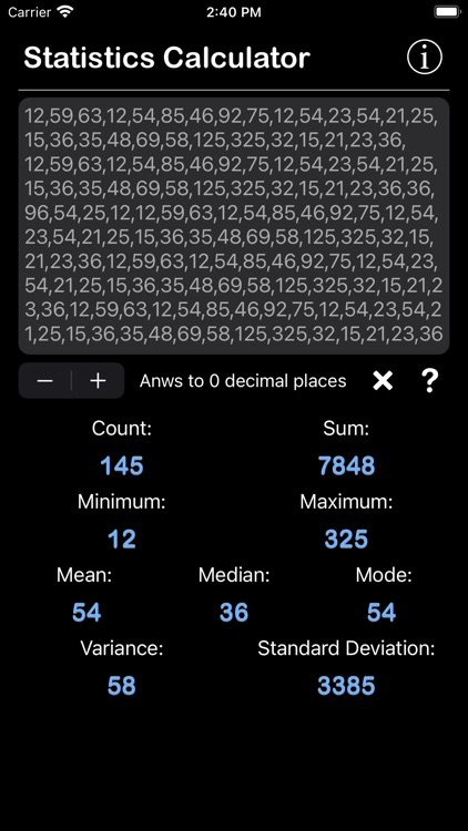 Statistics Calculator Plus screenshot-4