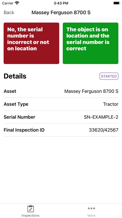 AGCO Inventory Inspection App