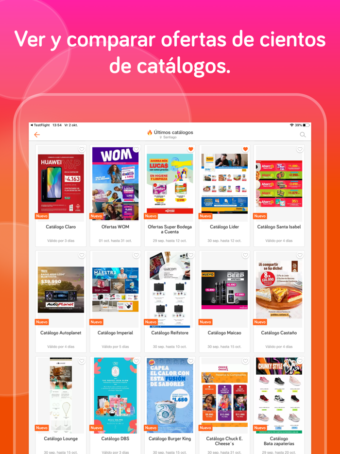 Catálogos y ofertas de Chile