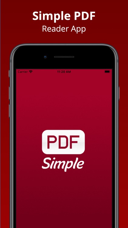 Simple PDF Reader App