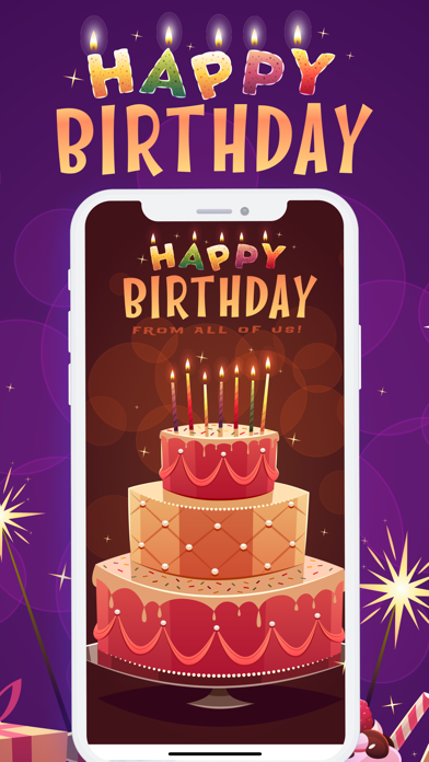 How to cancel & delete Birthday Cake Stickers Pack from iphone & ipad 1