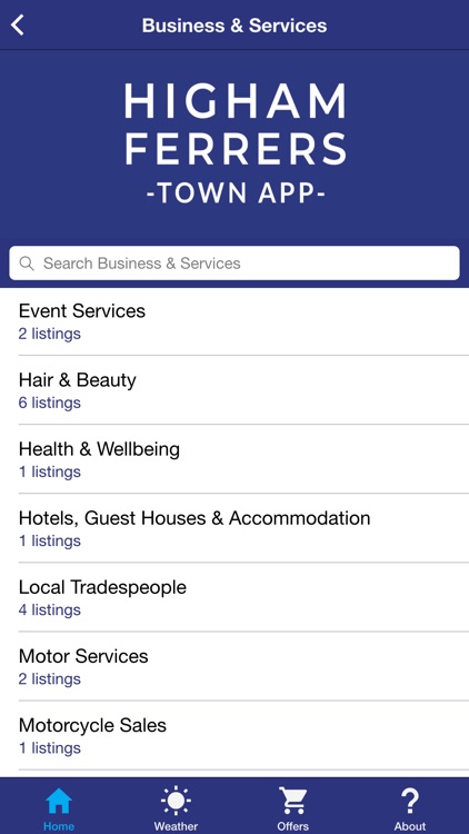 Higham Ferrers App