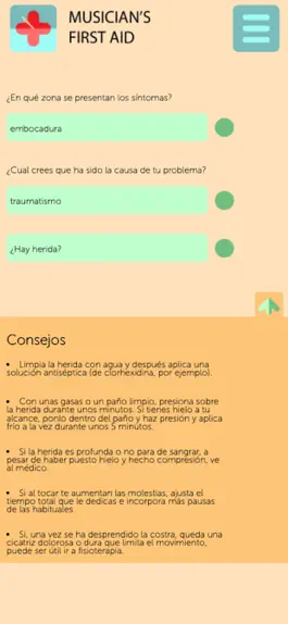 Game screenshot Musician's First Aid (Español) hack