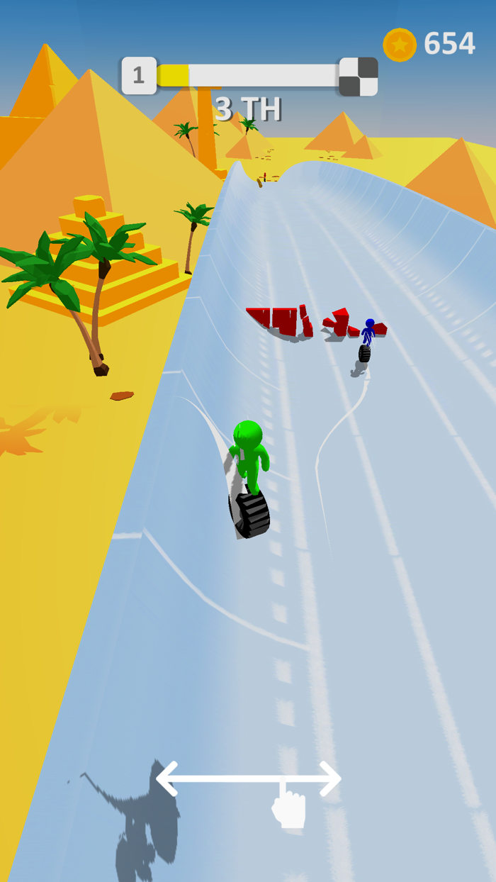 Wheel Roll 3D - Turbo Rider