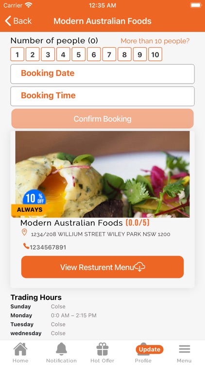 EateryLink - Restaurants Deals screenshot-9