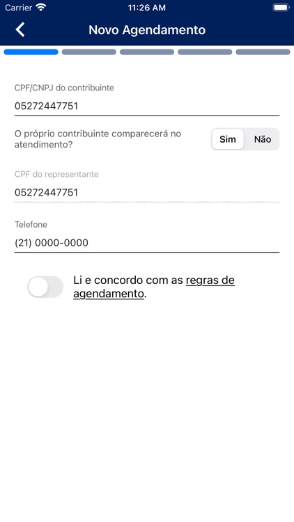 Agendamento RFB