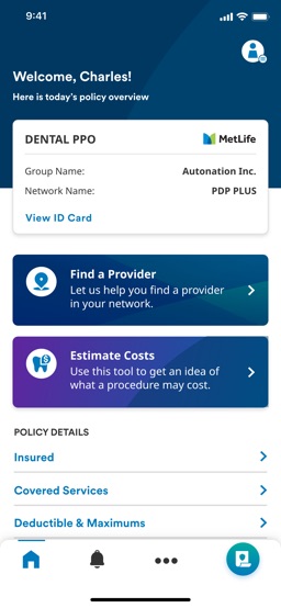 MetLife US App app screenshot