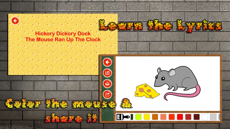 The mouse ran up the clock lyrics