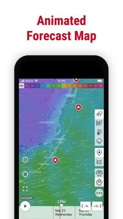 Windfinder: Wind & Weather map screenshot-3