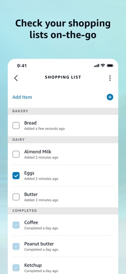 Amazon Alexa app screenshot