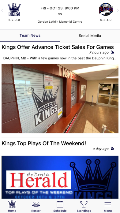 Dauphin Kings Official App screenshot 2