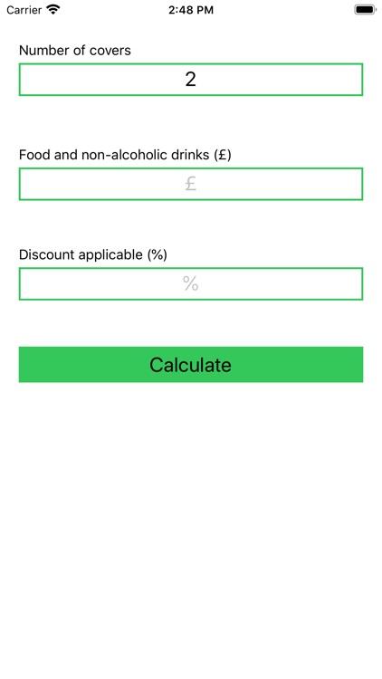 Eat Out To Help Out Calculator