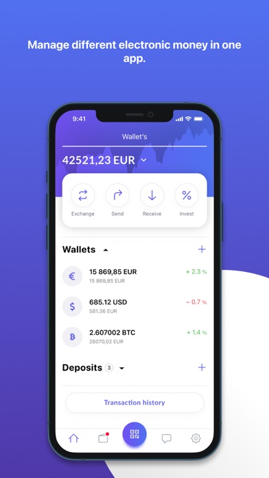 Fintap: Crypto Bitcoin Wallet screenshot 4
