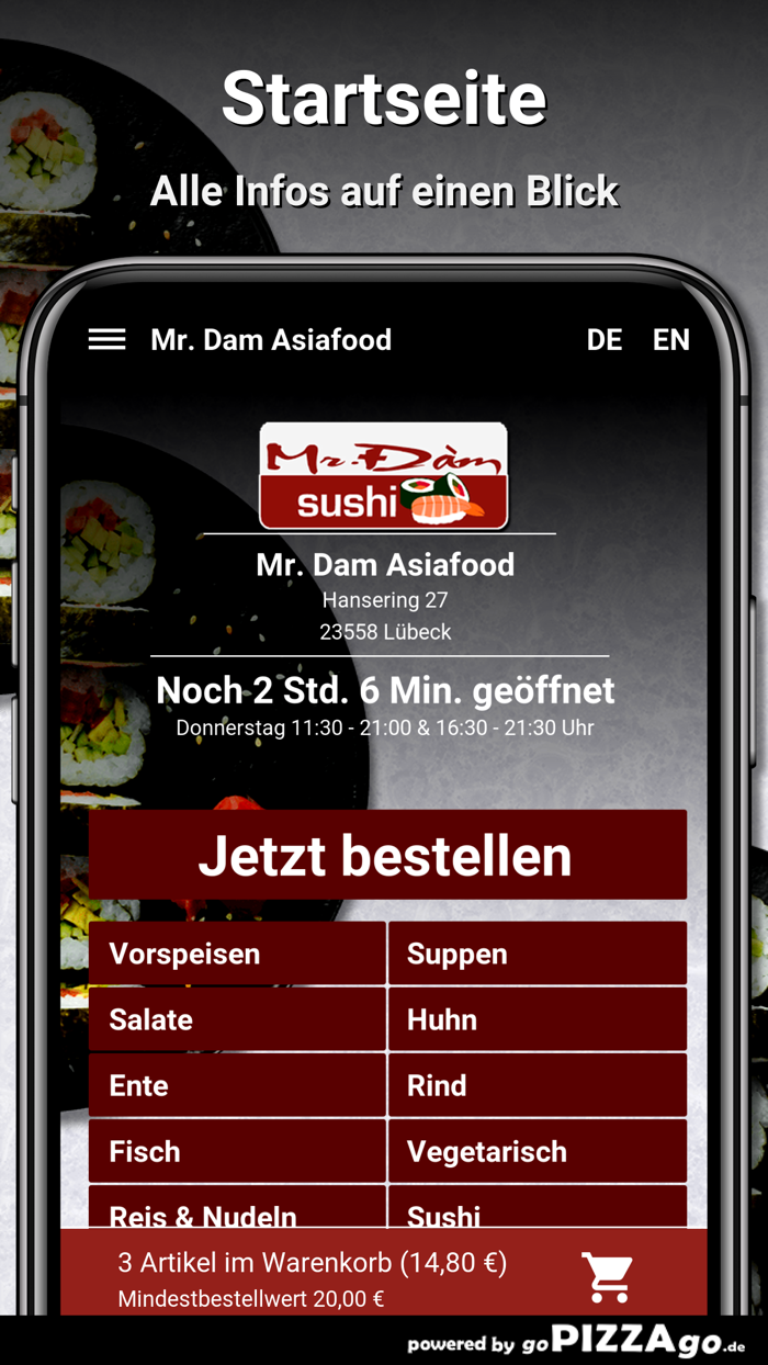 Mr. Dam Asiafood Lübeck