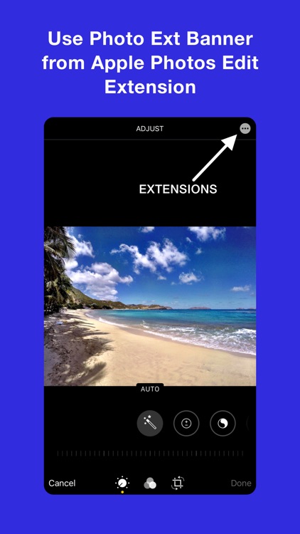 Photo Extension Banner