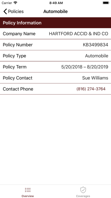 W.W. Smith Insurance Online screenshot 2